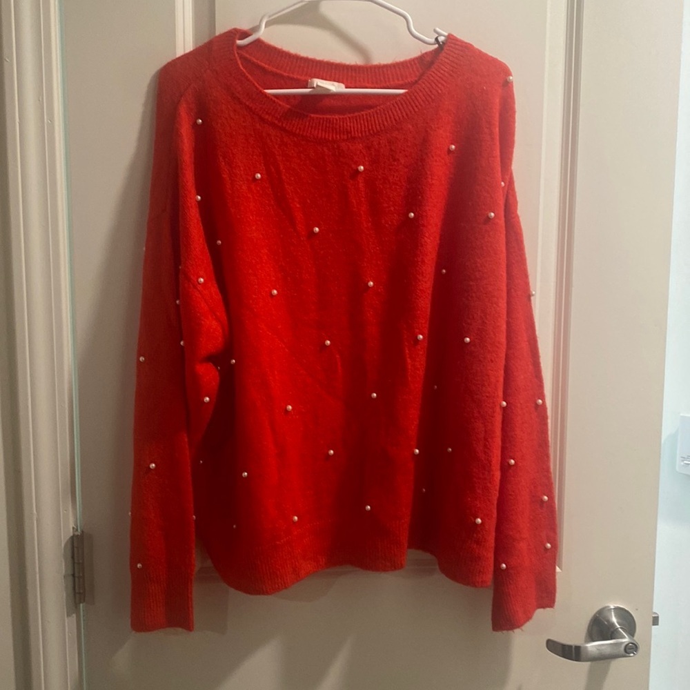 H & M Pearl Sweater